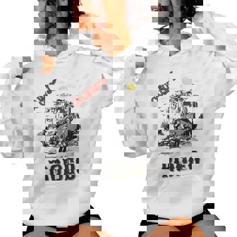 Cowboy Rodeo Western Horse Riding Bronco Bull Rider Producto Cuello Sudadera con capucha para mujer - Regaloses