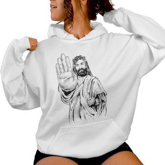 Divertido Diseño Cristiano De Jesús Para Hombres Es Y Niños Sudadera con capucha para mujer - Regaloses