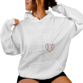 My Favorite Player Calls Me Grandma Baseball Heart Mothers Women Hoodie - Thegiftio UK