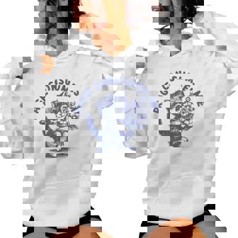 Meme By Rage Consumes Me Cat Flower Cute Kitty Cat S Kapuzenpullover für Damen - Geschenkecke