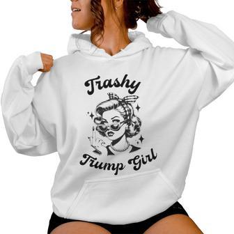 Trashy Trump Girl Women Hoodie - Thegiftio UK