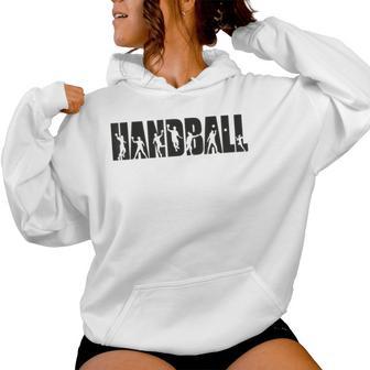 Handball Player s For And Handball Fans Gray Kapuzenpullover für Damen - Geschenkecke