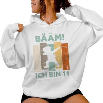 Kinder Bääm Ich Bin 11 Elf Jahre Junge 11 Geburtstag Mädchen Kapuzenpullover für Damen - Geschenkecke