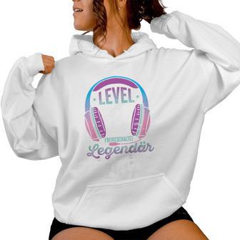 Kinder Level 8 Jahre Mädchen Geburtstag Gamer Girl Zockerin 2017 Kapuzenpullover für Damen - Geschenkecke