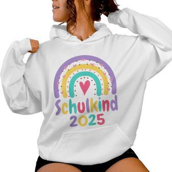 Kinder Schulkind 2025 Mädchen Regenbogen Einschulung 2025 Mädchen Kapuzenpullover für Damen - Geschenkecke