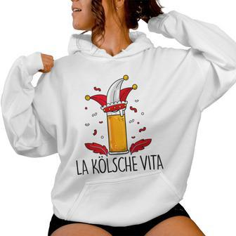 La Kölscheita X Fastelovend Carnival Cologne Beer Costume Kapuzenpullover für Damen - Geschenkecke