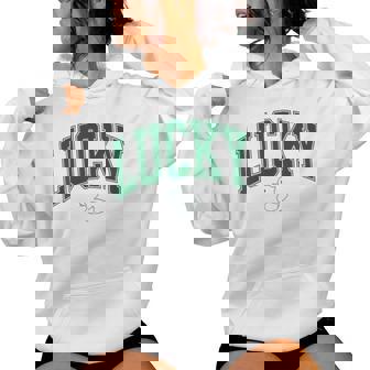 Lucky Duck St Patricks Day Women Hoodie - Seseable