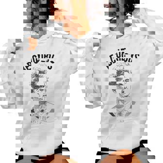 Marie Curie Pun – Be Curie-Ous – S Dans La Science Féministe Sweat à capuche femme - Cadeauxyz