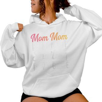 Mom Mom Is My Name Spoiling Is My Game Women Hoodie - Thegiftio UK