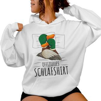 Official Sleep Duck Sleep Duck Kapuzenpullover für Damen - Geschenkecke