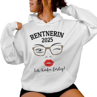 Pensioner 2025 Leopard Glasses For Woman In Retirement Have Ready Kapuzenpullover für Damen - Geschenkecke