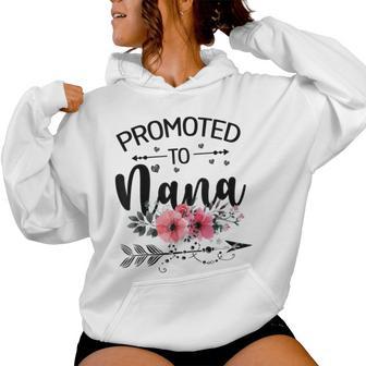 Promoted To Nana Announcement New Nana Women Hoodie - Thegiftio UK
