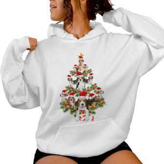 Santa Beagle Christmas Decoration Xmas Beagle Mum Kapuzenpullover für Damen - Geschenkecke