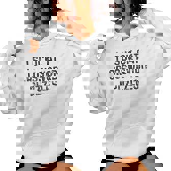 I Suck At Crossword Puzzles Lover Women Men And Kids Tank Top Women's Hoodie - Monsterry