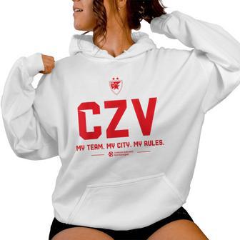 Teams Crvena Zvezda Mts Belgrade Kapuzenpullover für Damen - Geschenkecke