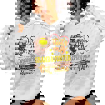 That's My Granddaughter Out There Softball Grandma Women Hoodie | Mazezy