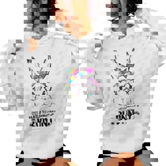Tie-Dye Bunny Face Girls Most Likely To Bring Home A Bunny Women Hoodie | Seseable UK