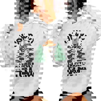 Vintage Only You Can Prevent Drama Llama Lovers Women Hoodie | Mazezy