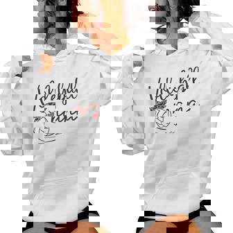 Volleyball Nana Leopard Mother's Day Women Hoodie | Seseable CA