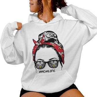 Woman Lacrosse Bandana Sunglasses Mom Life Mama Women Hoodie - Thegiftio UK