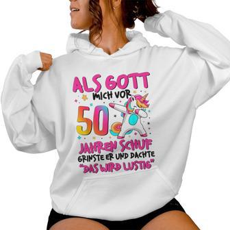 Women's 50Th Birthday 50 Years Woman 50 It Will Be Gray Kapuzenpullover für Damen - Geschenkecke