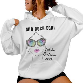 Women's Ich Bin Rentnerin 2025 Kapuzenpullover für Damen - Geschenkecke