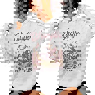 Wrangling Feral Children Western Mother's Day Women Hoodie | Mazezy