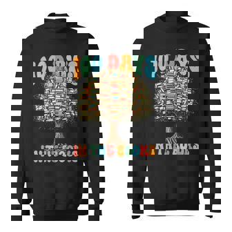 100 Days In The Books Reading Teacher Students Book Tree Sweatshirt - Monsterry