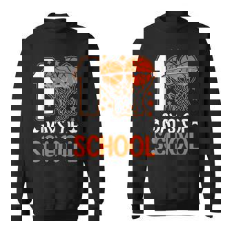 100 Days Of School Basketball 100 Days Smarter Balls Boys Sweatshirt - Thegiftio