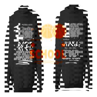 100 Days Of School Boys 100Th Day Of School Basketball Sweatshirt - Thegiftio