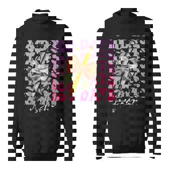 100 Days Of School Coquette Bow Bright Student Outfit Sweatshirt | Mazezy