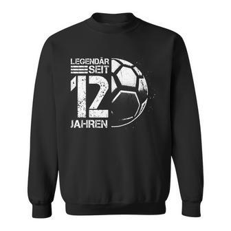 12 Geburtstag Retro Handball Spieler 12 Jahre Junge Kinder Sweatshirt - Geschenkecke