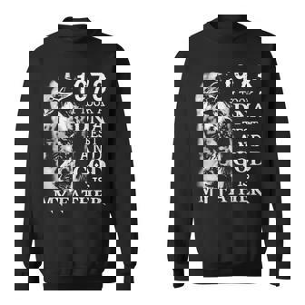 1973 God Is My Father Sweatshirt | Mazezy