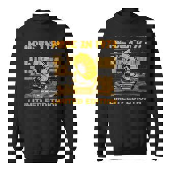 1973 Record Player Sweatshirt | Mazezy
