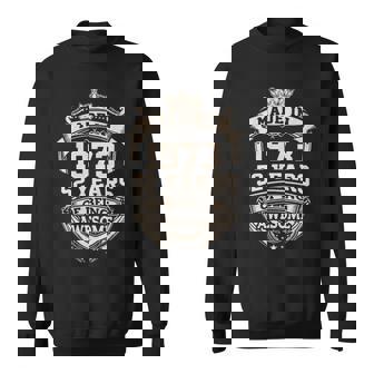 1973 Years Of Being Awesome 2025 Sweatshirt | Mazezy