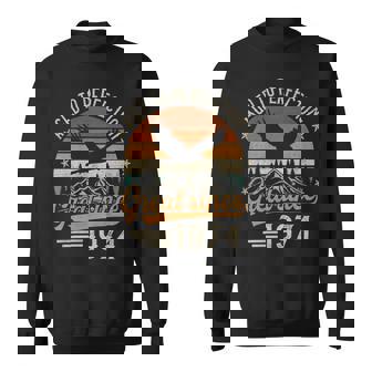 1974 Aged To Perfection Sweatshirt | Mazezy