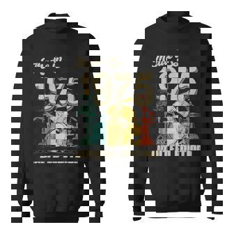 1975 Vintage Drum Set Sweatshirt | Mazezy