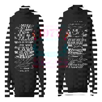 1977 Thank You For Understanding Sweatshirt | Mazezy