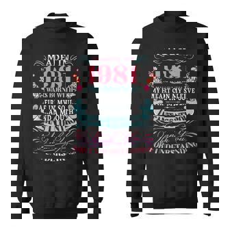 1981 Thank You For Understanding Sweatshirt | Mazezy