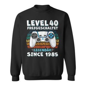 1985 Birthday Man 40Th Decoration 40S 40Th Birthday Sweatshirt - Geschenkecke