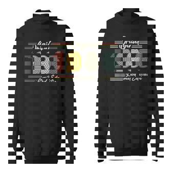1986 Années 80 Anniversaire Cadeau Accessoires Retro Original 1986 Edition Limitée Adulte Multicolore S Sweater e - Cadeauxyz