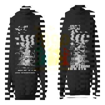 1990 Vintage Drum Set Sweatshirt | Mazezy