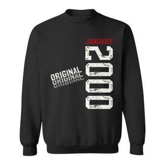 25Th Birthday Man Januaryintage 2000 Sweatshirt - Geschenkecke