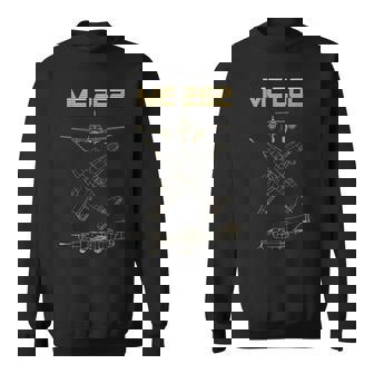 Me 262 Diagrama De Esquemas De Avión Alemán Ww2 Warbird Camisa de entrenamiento - Regaloses