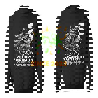 3 Year Old Crushing It 2022 Boys Monster Truck 3Rd Birthday Sweatshirt - Monsterry