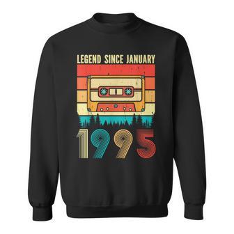 30 Years Old Legend Since January 1995 30Th Birthday Sweatshirt - Geschenkecke