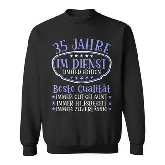 35 Years In Service 35 Years Of Service Anniversary 35 Years Sweatshirt - Geschenkecke