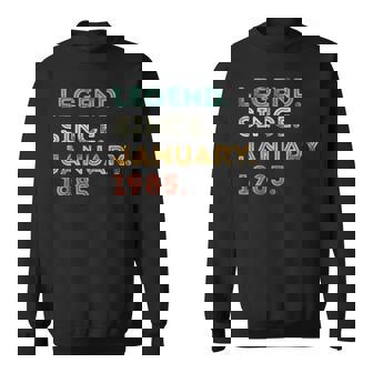 40 Years Old Legend Since January 1985 40Th Birthday Sweatshirt | Mazezy