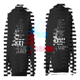 4th Of July Firecracker And Fireworks Just Here To Bang Tank Top Sweatshirt - Monsterry