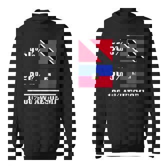 50 Trinidad & Tobago 50 Haiti Flag Sweatshirt - Thegiftio UK